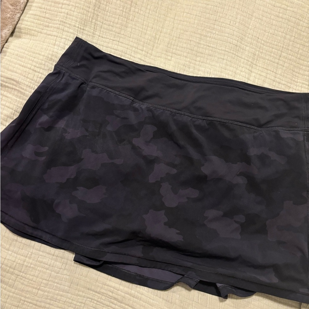 Lululemon Black Camo Skort